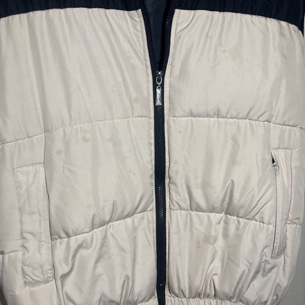 THE NORTH FACE WOMENS 1996 RETRO NUPTSE Puffer Black AndVintage White/cream. -L - Picture 4 of 12